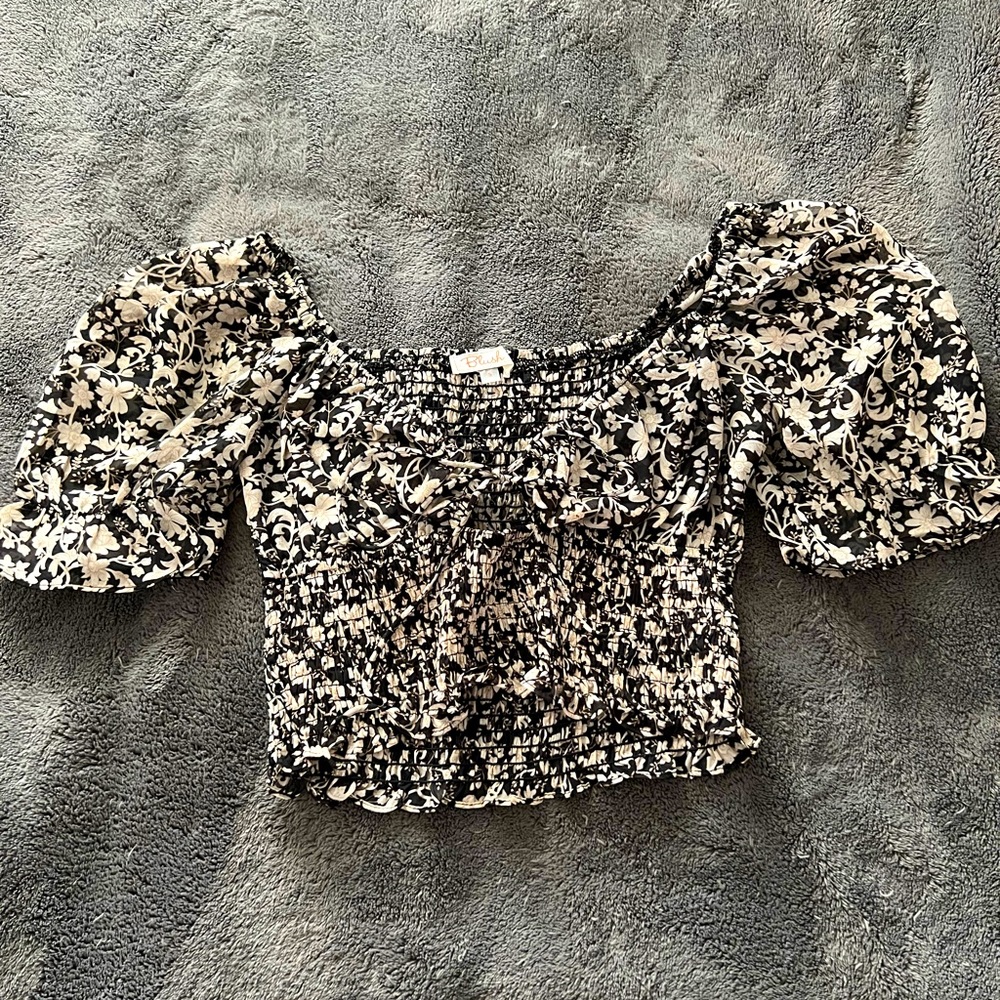 Floral crop top